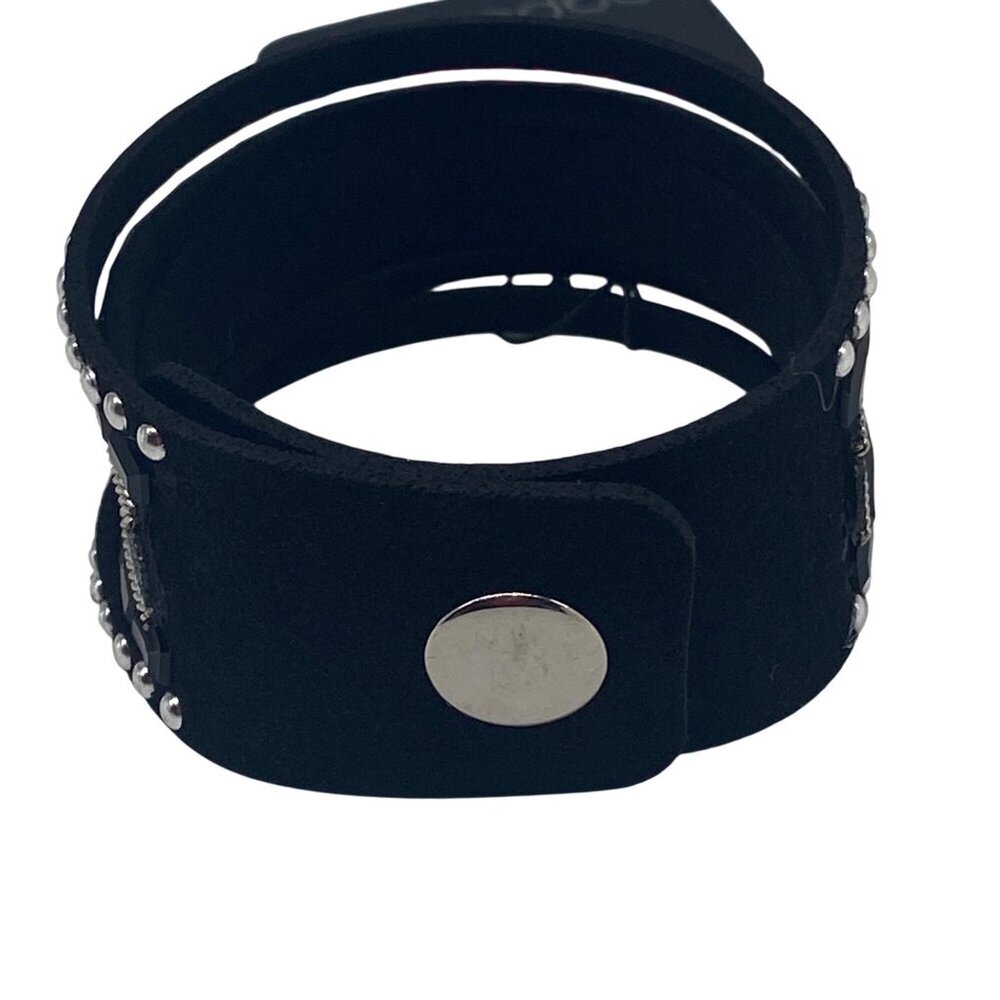 Paparazzi Jewelry Seize The Sass Black Bracelet Adjustable Snap Closure Women - Picture 3 of 8